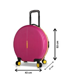 Zoozie Bags Maleta Fucsia con Bloqueo Codificado